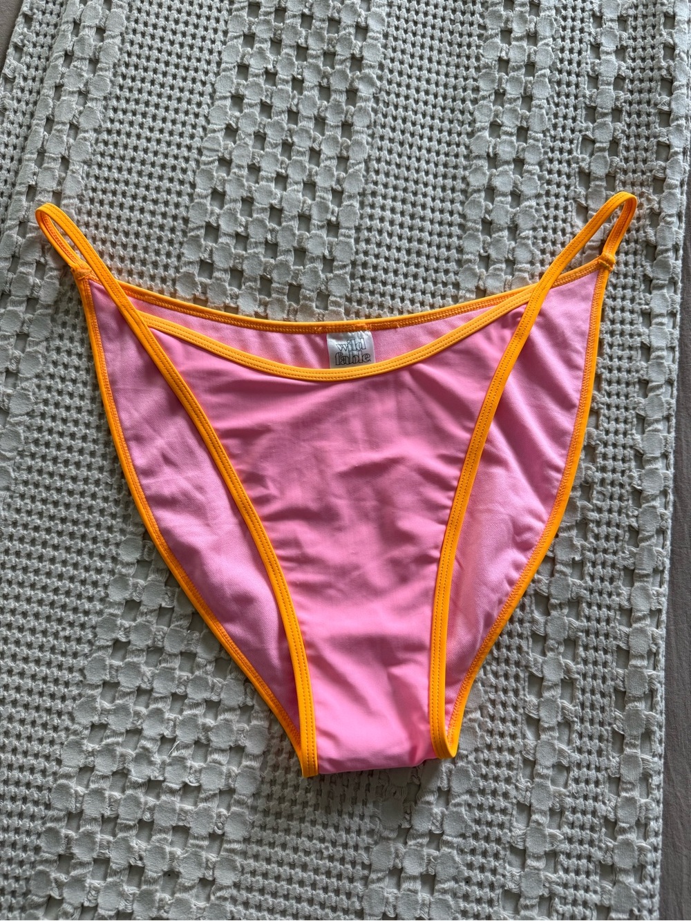 NEW wild fable Pink Bikini Bottom Size L